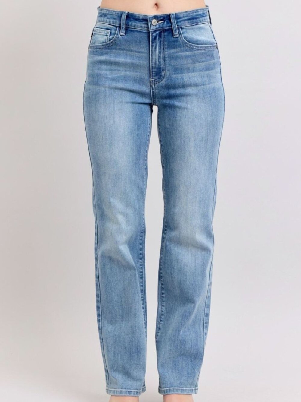 Judy Blue Women's High Waist Light 90's Straight Denim Jeans Size 5 / 27
